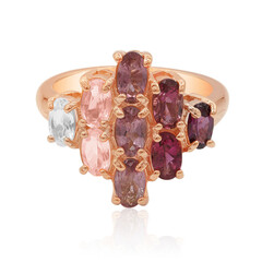 Rhodolite Silver Ring