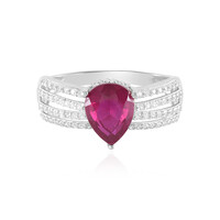 Madagascar Ruby Silver Ring (de Melo)