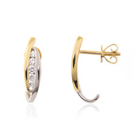 18K Flawless (F) Diamond Gold Earrings (LUCENT DIAMONDS)
