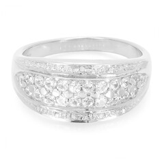 White Sapphire Silver Ring