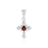 Mozambique Garnet Silver Pendant