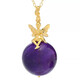 Amethyst Silver Necklace (Gems en Vogue)