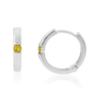Cognac Scapolite Silver Earrings