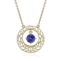 9K AAA Tanzanite Gold Necklace (Ornaments by de Melo)