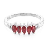 Malawi Ruby Silver Ring