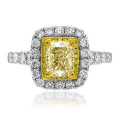18K SI2 Yellow Diamond Gold Ring (CIRARI)