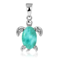 Larimar Silver Pendant