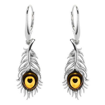 Baltic Amber Silver Earrings (dagen)