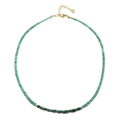 Zambian Emerald Silver Necklace