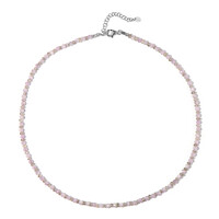 Kunzite Silver Necklace