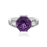 Zambian Amethyst Silver Ring
