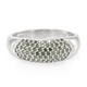 Fancy Diamond Silver Ring