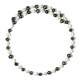 Black Freshwater Pearl Steel Choker (Riya)