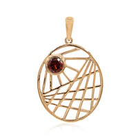 Mozambique Garnet Silver Pendant