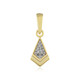 I2 (I) Diamond Silver Pendant