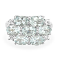 Bauchi Aquamarine Silver Ring