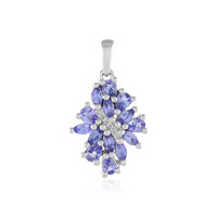 Tanzanite Silver Pendant