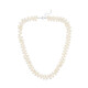White Freshwater Pearl Silver Necklace (TPC)