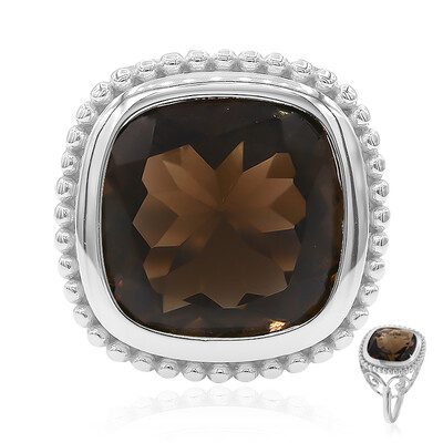 Smoky Quartz Silver Ring