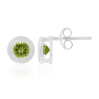 Peridot Silver Earrings