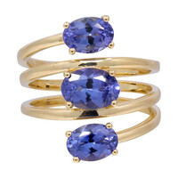 14K AAA Tanzanite Gold Ring (CIRARI)