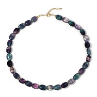 Fluorite Silver Necklace
