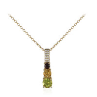 Burmese Peridot Silver Necklace