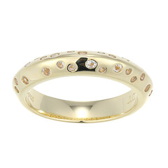 White Topaz Silver Ring (Adela Silber)