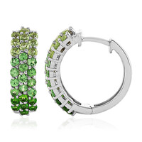 Peridot Silver Earrings