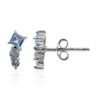 Swiss Blue Topaz Silver Earrings