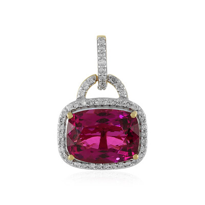 14K Rubellite Gold Pendant (AMAYANI)