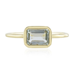9K Brazilian Aquamarine Gold Ring