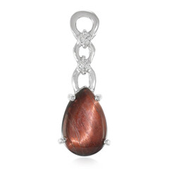 Red Tiger´s Eye Silver Pendant