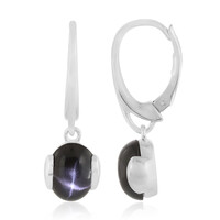 Indian star diopside Silver Earrings