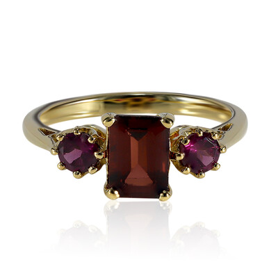 Mozambique Garnet Silver Ring