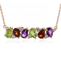 Peridot Silver Necklace