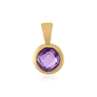 9K Amethyst Gold Pendant