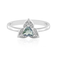 Unheated Tanzanite Silver Ring