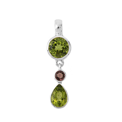 Peridot Silver Pendant
