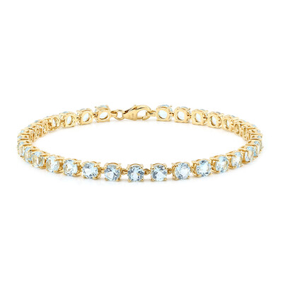 Sky Blue Topaz Silver Bracelet