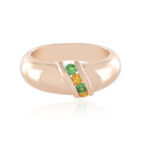 Tanzanian Tsavorite Silver Ring (Adela Silber)