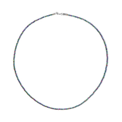Mystic Hematite Silver Necklace