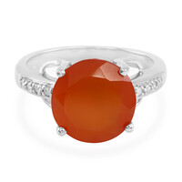 Carnelian Silver Ring