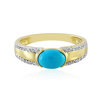 9K Sleeping Beauty Turquoise Gold Ring