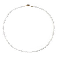 Rainbow Moonstone Silver Necklace