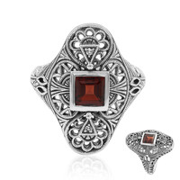 Mozambique Garnet Silver Ring