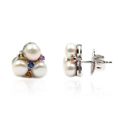 Freshwater pearl Silver Earrings (Dallas Prince Designs)