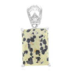 Dalmatian Jasper Silver Pendant