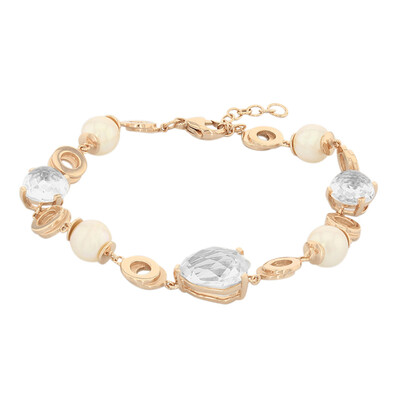White Quartz Silver Bracelet (M de Luca)