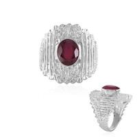 Madagascar Ruby Silver Ring (de Melo)